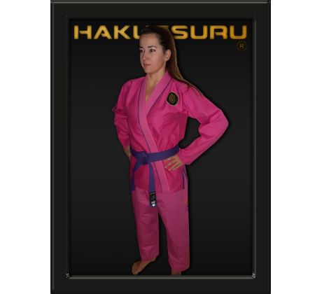 Hakutsuru Hattori Hanzo Supreme Edice Jiu-Jitsu BJJ Kimono - Růžová